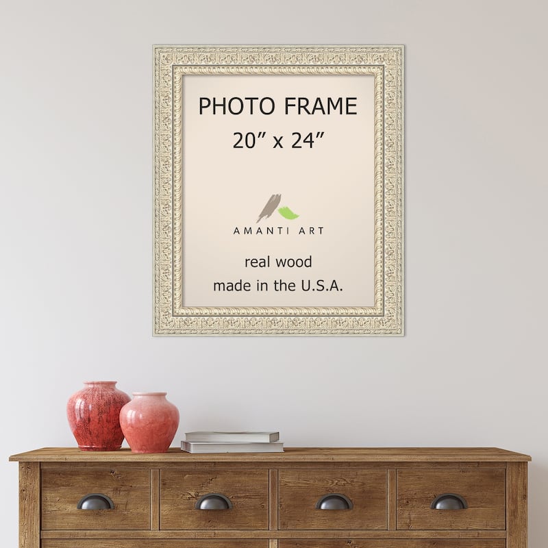 Fair Baroque Cream Ornate Raised Pattern Picture Frame