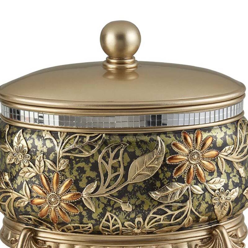 9 Inch Chrysanthemum Resin Jewelry Box