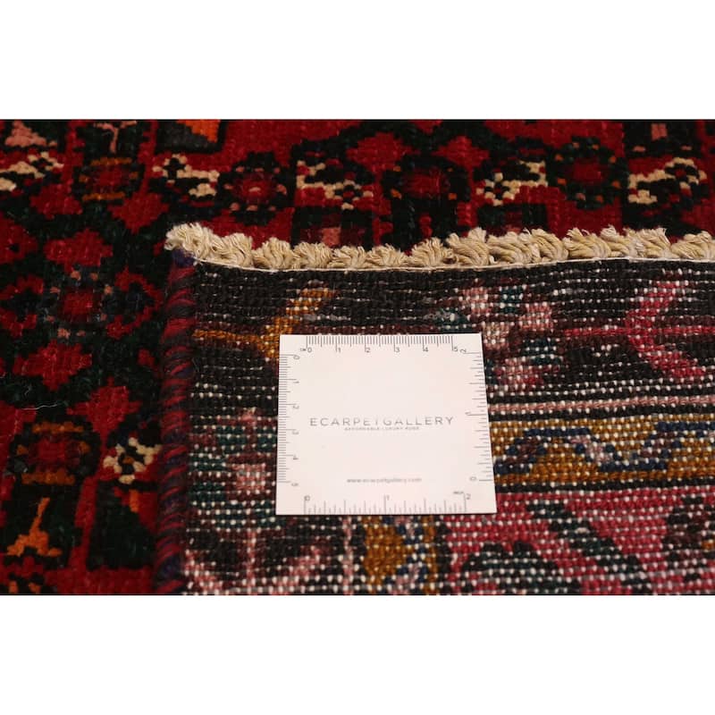 ECARPETGALLERY Hand-knotted Andelz Red Wool Rug - 4'8 x 8'10