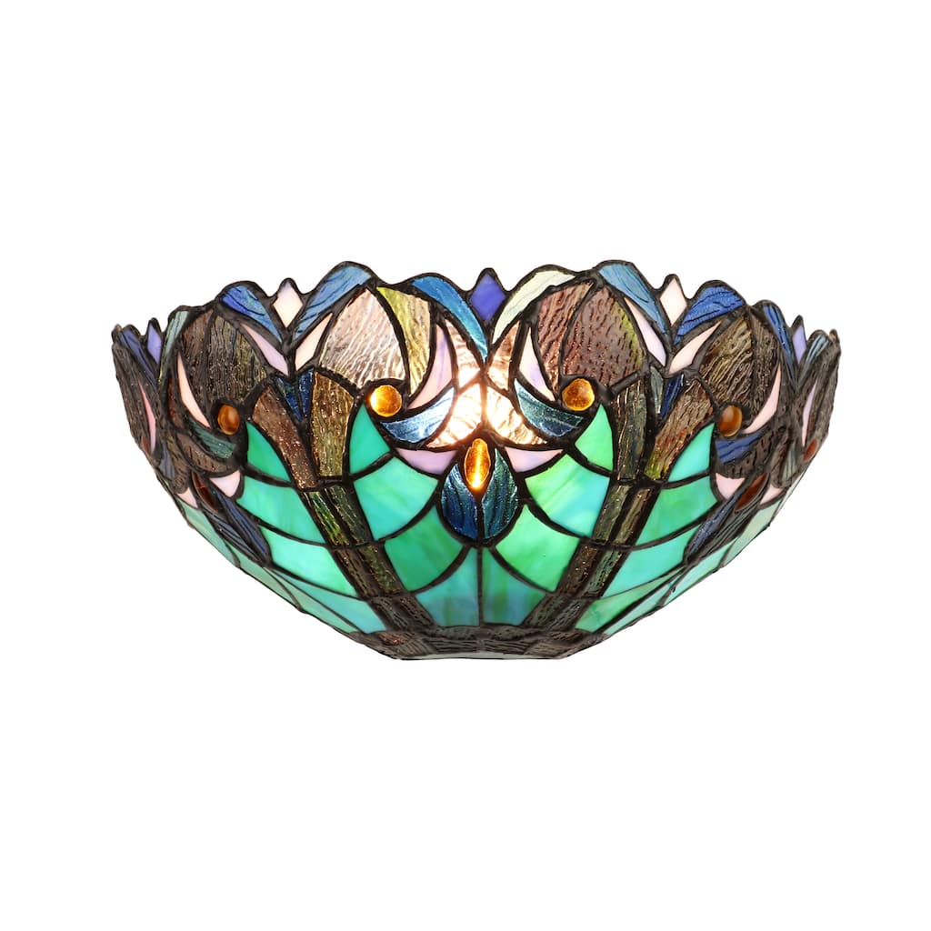 Tiffany Design, Victorian Style 1-Light Wall Sconse