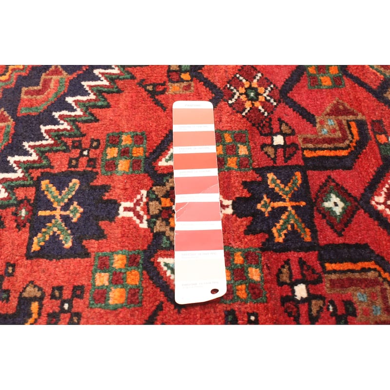 ECARPETGALLERY Hand-knotted Anadol Red Wool Rug - 4'3 x 6'8