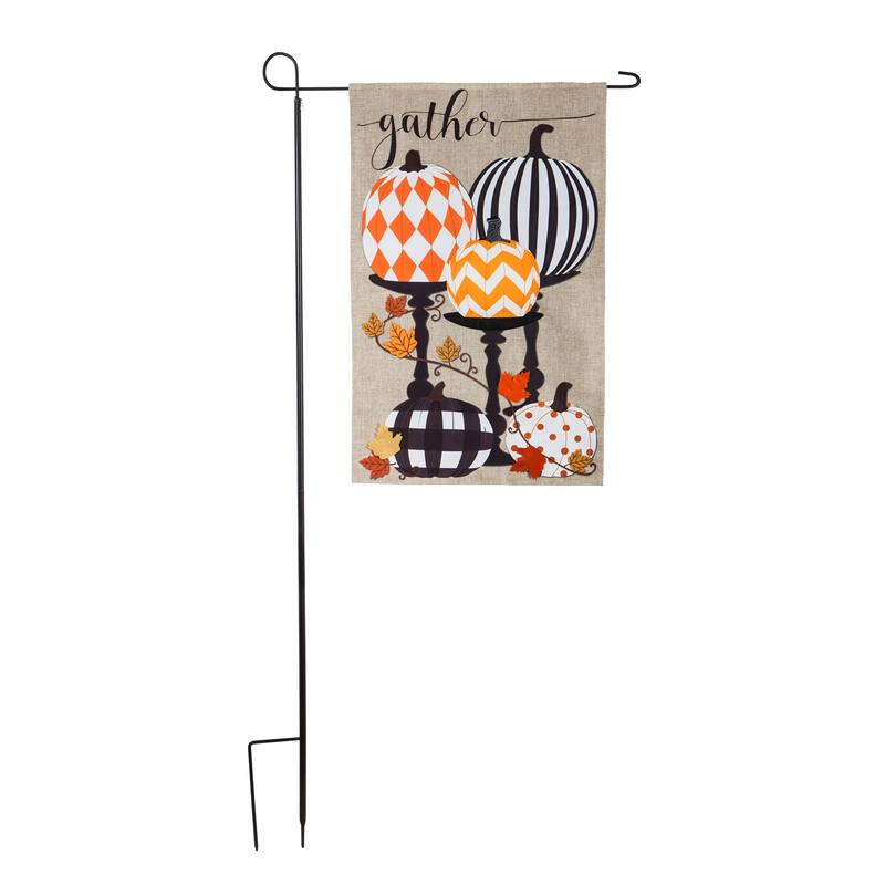 Iron House Flag Stand