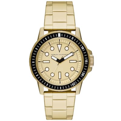 Armani Exchange Men's Classic Gold Dial Watch - AX1854 - 6 (36)