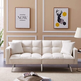 Modern Tuft Futon Couch Sleeper Convertible Loveseat - Bed Bath ...