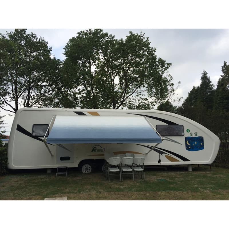 ALEKO Waterproof Retractable 16'X8' RV or Home Patio Canopy Awning