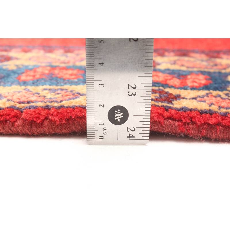 ECARPETGALLERY Hand-knotted Melis Vintage Light Red Wool Rug - 3'5 x 6'7