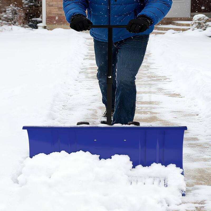 29-Inch Heavy-Duty Steel Snow ShovelSingle Pole