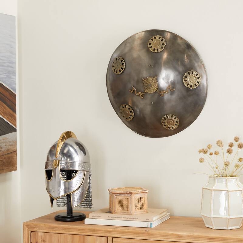 Grey Metal Vintage Wall Decor