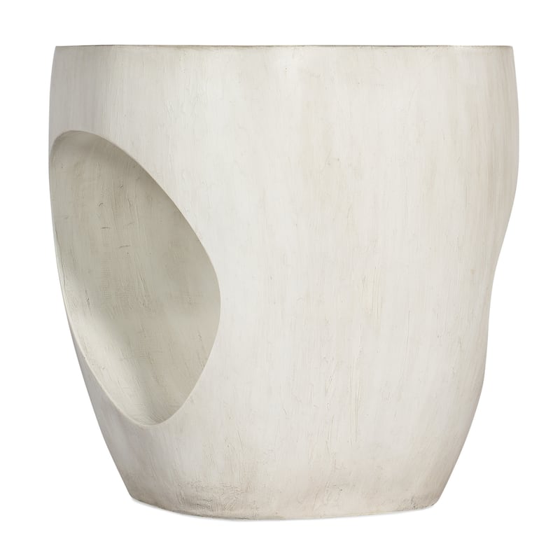 Hooker Furniture 628-50019 25" Diameter Resin Table - Pearl White