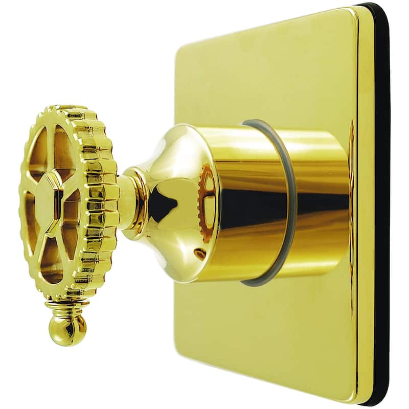 Kingston Brass KS404.CG Fuller Single Handle 6 Function Diverter Valve - Polished Brass