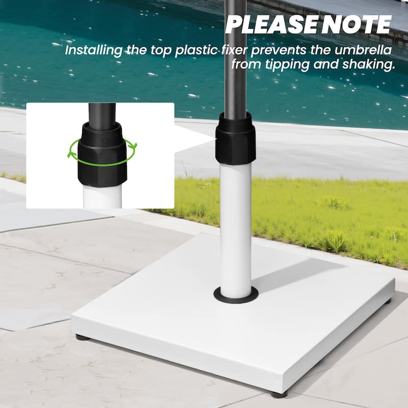 45LBS Outdoor Patio Square Concrete Market Umbrella Base Stand