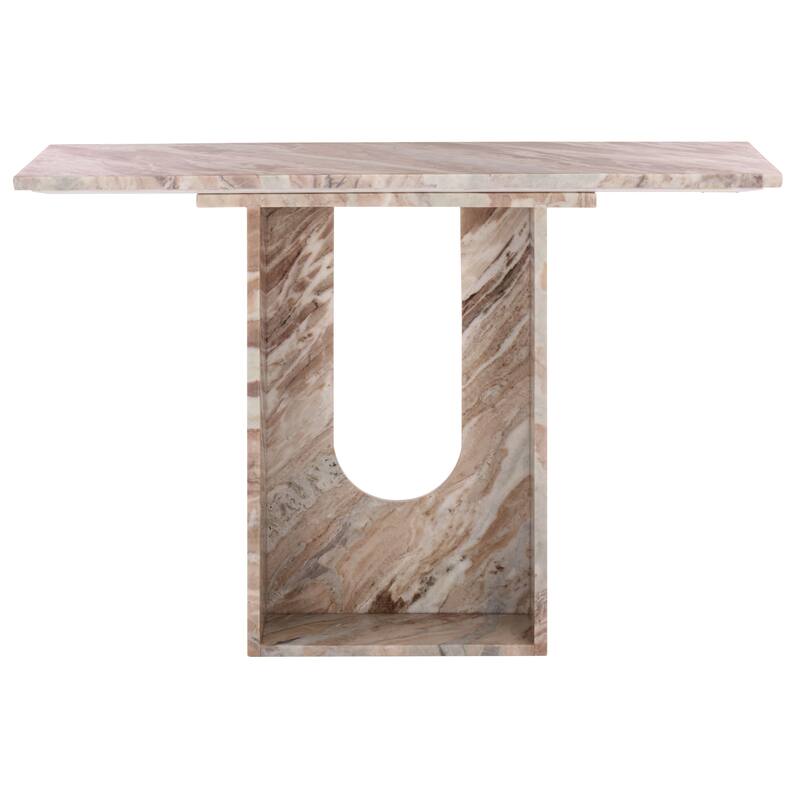 SAFAVIEH Couture Tobilyn Marble Console Table - 46"W x 16"D x 30"H