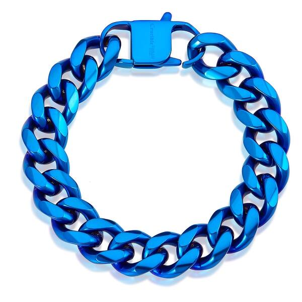 Stainless Steel Black Rubber 8.5in Bracelet 8.5 Inches Long Stainless Steel Black Rubber 8.5in Bracelet 8.5 Inches Long