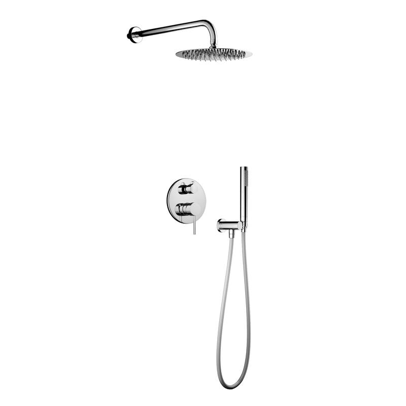 10-inch Rainfall Shower Head with Handheld Shower