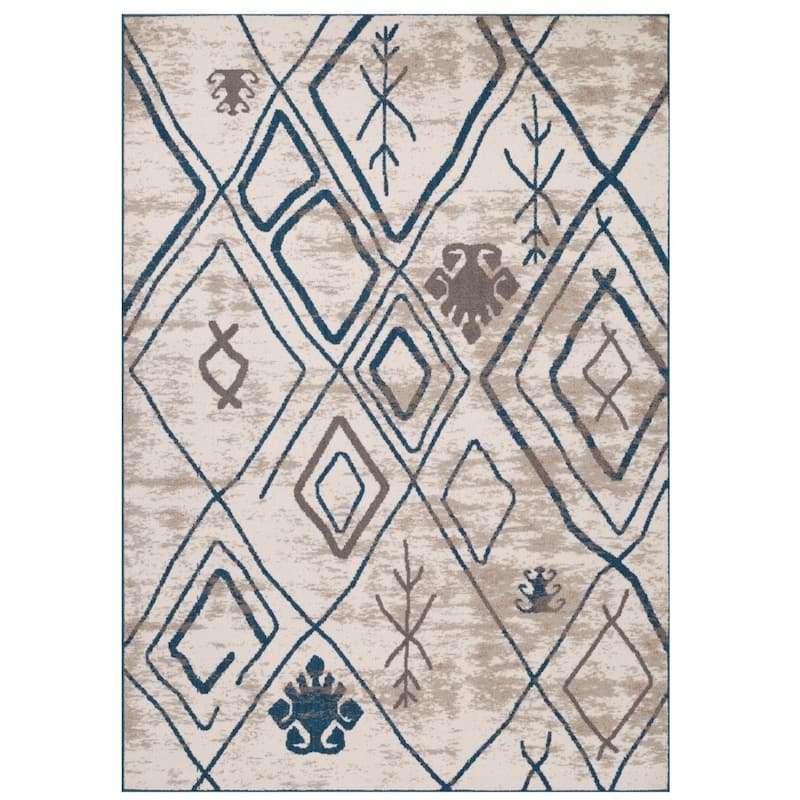 Luxe Weavers Moroccan Tribal Area Rug, Stain-Resistant Carpet