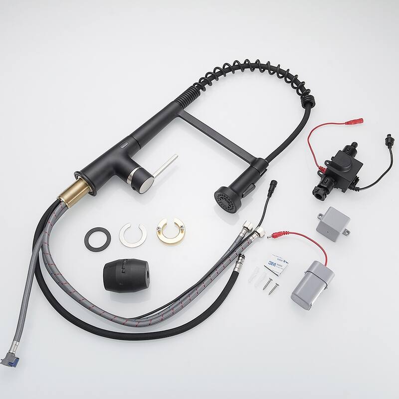 Single Handle Spring Touchless Pull Down Kitchen Faucet