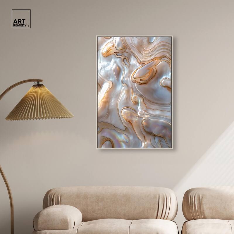 Fluid Preciousness I Canvas by Art Remedy
