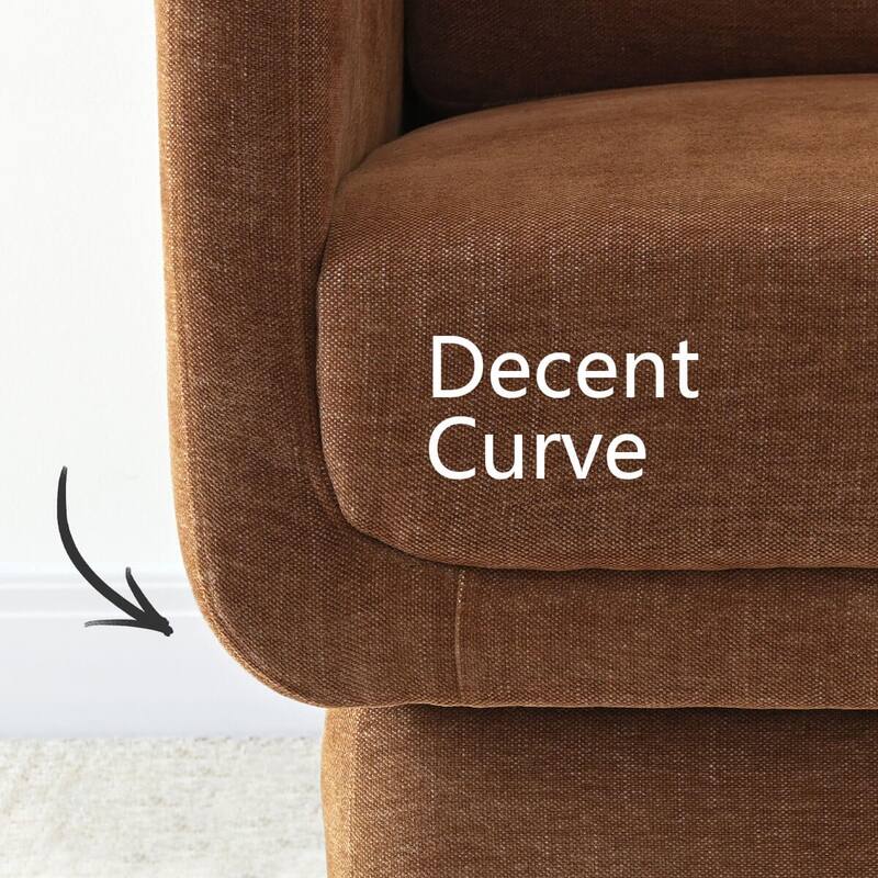 Upholstered Swivel Barrel Accent Chair