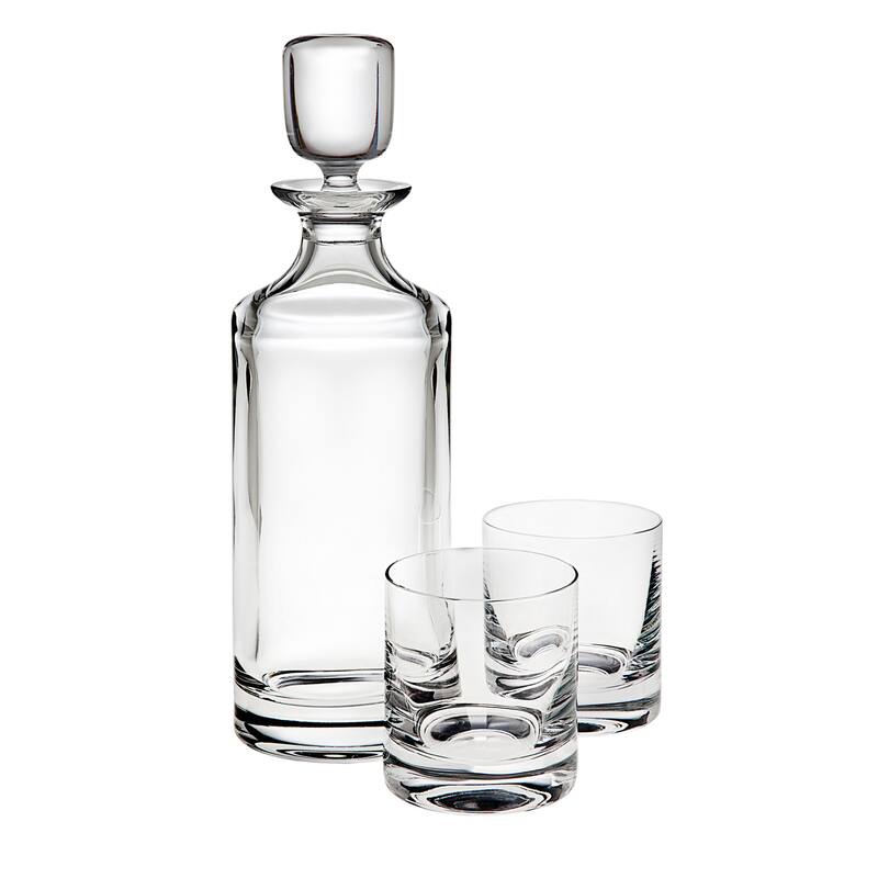 Pure 3 Piece Whiskey Decanter Set