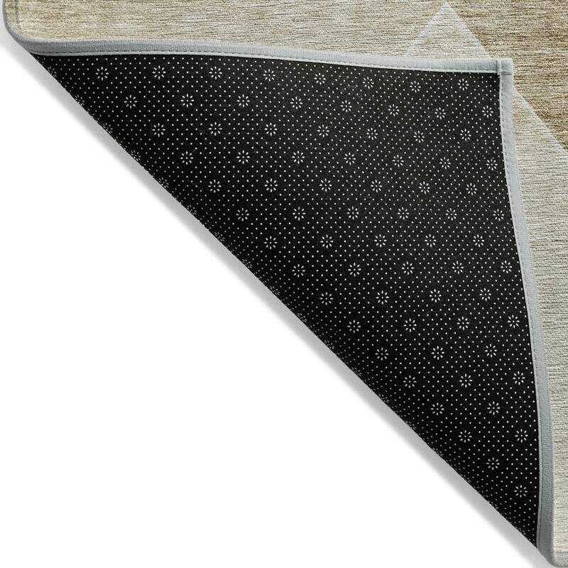 Machine Washable Indoor/ Outdoor Chantille Contemporary Abstract Rug