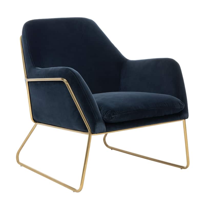 SAFAVIEH Home Misty Metal Frame Accent Chair - 30"W x 35"D x 33"H