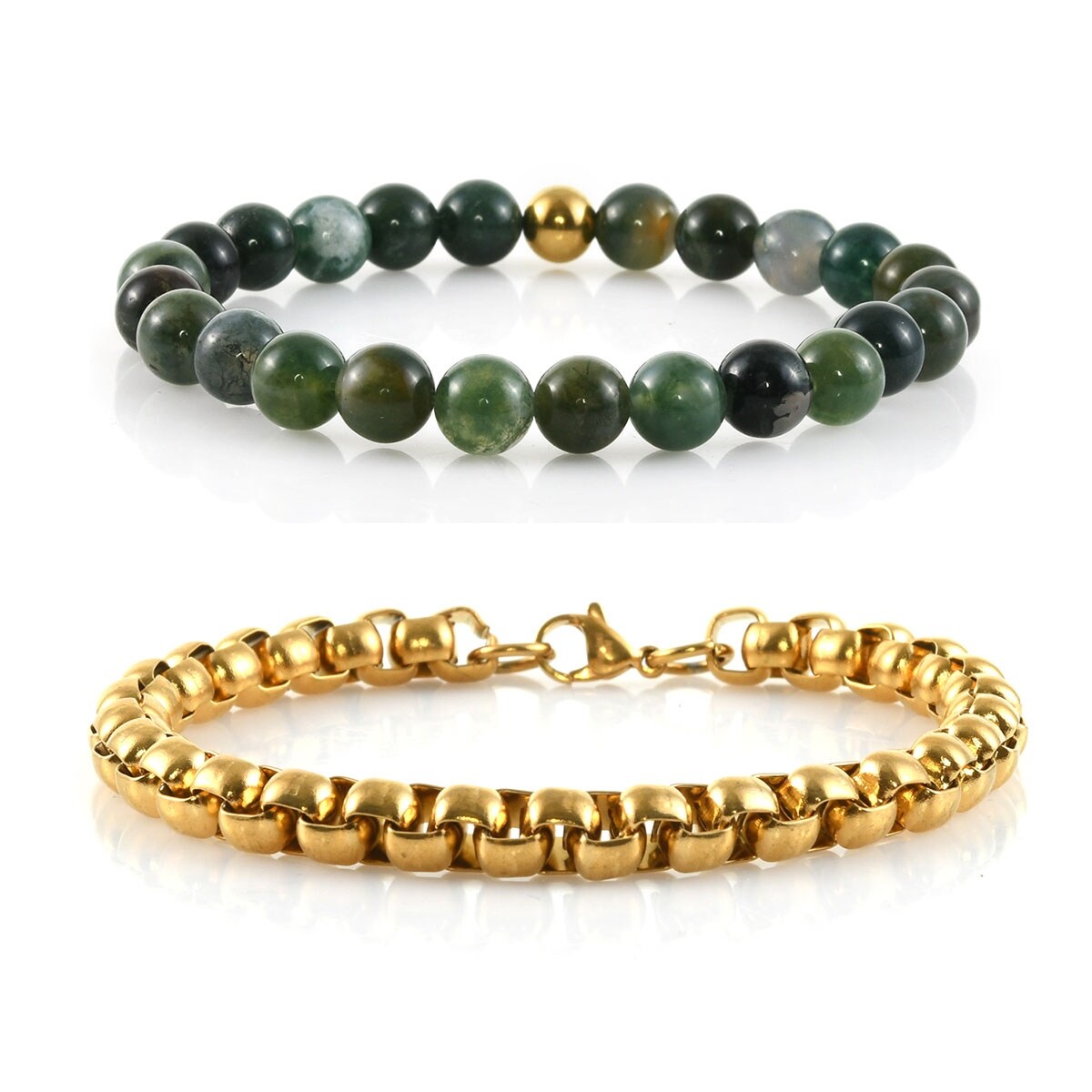 green agate bracelet