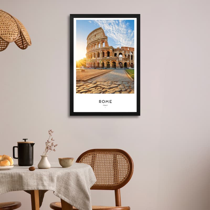 Rome Italy Premium Framed Poster by Naomi Davies