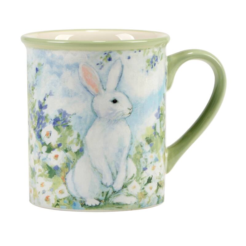 Certified International Easter Morning 18 oz. Mugs, Set of 4