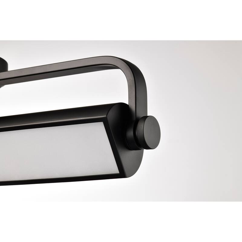 Auden 24 Inch LED Vanity 3 CCT Selectable Black Finish Acrylic Lens