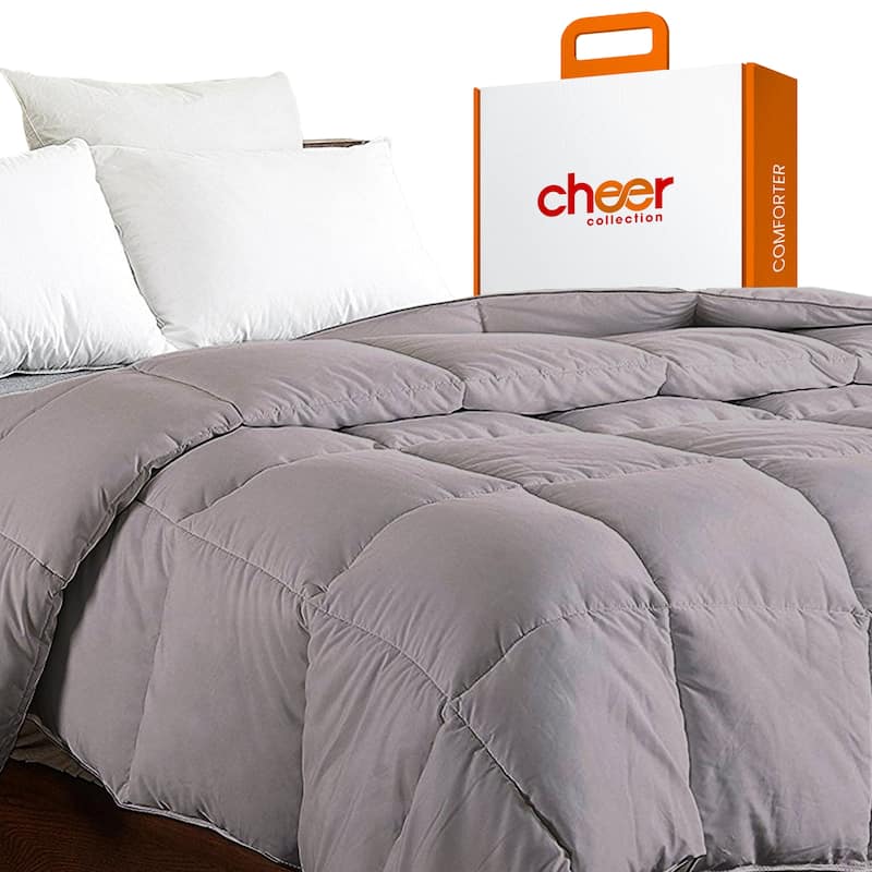 Cheer Collection All Season Down Alternative Hypoallergenic Comforter