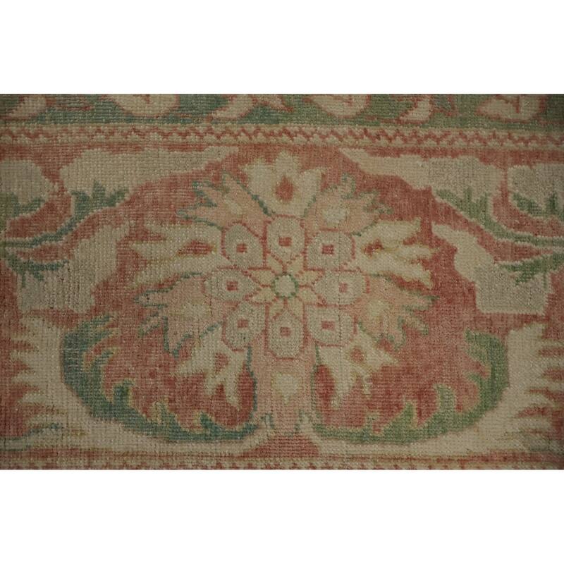 Hand Knotted Oriental 100% Wool Carpet Traditional Floral Beige & Ivories Ziegler Area Rug - 12' 10'' X 9' 7''
