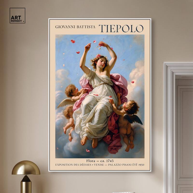 Flora in the Venetian Sky Canvas by Art Remedy