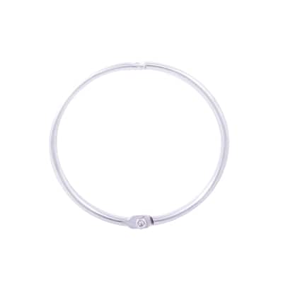 Kenney Circular O-Ring Shower Curtain Rings, Set of 12 - Chrome