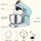 preview thumbnail 12 of 36, 3.2Qt Stand Mixer, 6-Speed Lightweight Kitchen Mixer with Whisk, Hook