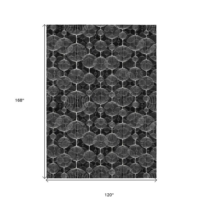HomeRoots Geometric Transitional Rectangle Outdoor Rug