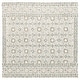 preview thumbnail 17 of 91, SAFAVIEH Handmade Micro-Loop Togzhan Wool Rug 5' Square - Ivory/Grey - Square