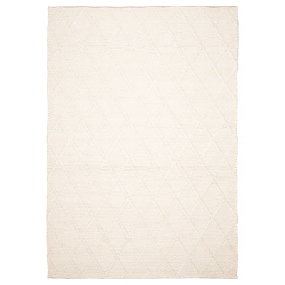 ECARPETGALLERY Braid weave Sienna Cream Wool Rug - 6'1 x 8'8