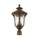 preview thumbnail 3 of 4, Livex Lighting Oxford 3 Light Outdoor Post Light