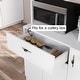 preview thumbnail 16 of 43, Living Skog Pantry Kitchen Microwave Storage Cabinet