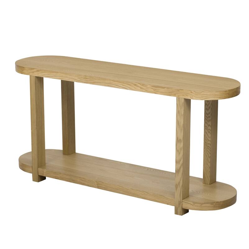 Streamlined desktop design entrance table