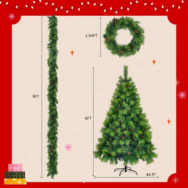 6FT Grass Green Christmas Tree