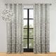 preview thumbnail 39 of 124, Superior Leaves Machine Washable Room Darkening Grommet Blackout Curtains, Set of 2 52" x 120" - Sage