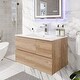preview thumbnail 5 of 19, Eviva Lux Single-Handle Waterfall Single-Hole Bathroom Faucet with Deckplate Included