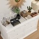 preview thumbnail 11 of 14, White Baby Changing Table Dresser with 7 Drawers Nursery Storage Cabinet for Infant Essentials Chest