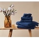 preview thumbnail 10 of 9, Truly Soft Cloud Solid 6 Piece Towel Set Navy