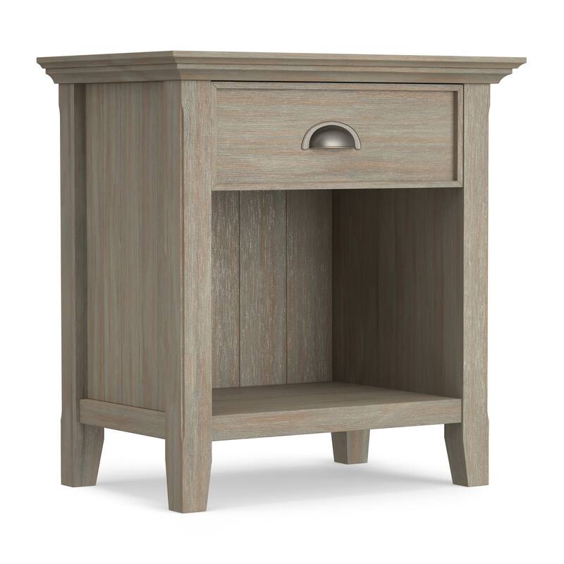 WYNDENHALL Normandy SOLID WOOD 24 inch Wide Bedside Nightstand Table