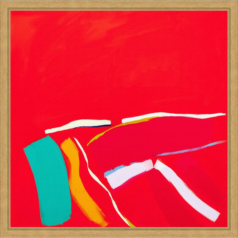 Passion by Angie Kenber Framed Canvas Wall Art Print