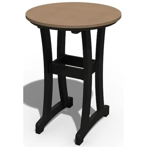 Poly Lumber 30" Round Legacy Bar Table