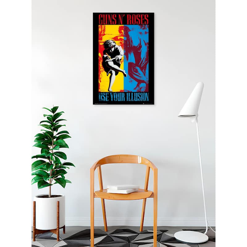 Guns n Roses - Use Your Illusion Art Poster - 24 x 36 Inch