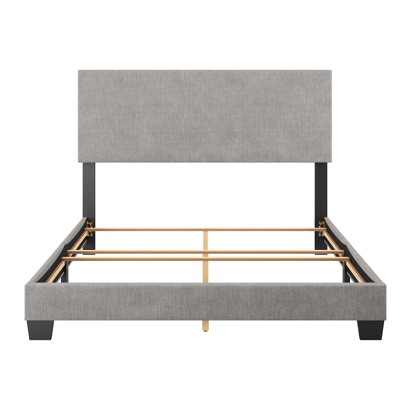Celeste Modern Upholstered Bed, Box Spring Required